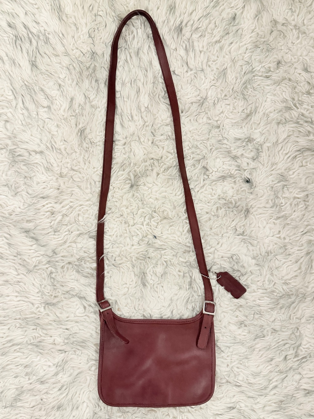 Vintage Coach ‘Mini Hippie’ Bag - Maroon